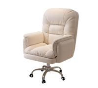 HFERTSCN Sedia da ufficio ergonomico sedia da scrivania ad altezza regolabile a 360 ° sedia per computer reclinabile girevole imbottita con supporto alla schiena dell'inclinazione per l'uso di casa e