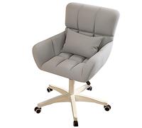 HFERTSCN Sedia da ufficio rotante a 360 ° con ruote altezza regolabile supporto a metà schiena design moderno comodo sedia da scrivania per computer per casa e ufficio FANDIAO