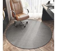 HFERTSCN Tappetino da Sedia da 32 "Non Slip da 32" - Protettore a Tappeto Grigio per Pavimenti in Legno, Perfetta per Le sedie a rotola FANDIAO
