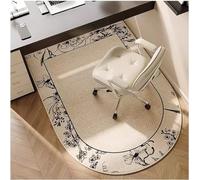 HFERTSCN Tappetino per Sedia da Ufficio Non Slip per Pavimenti per Moquette e Legno Duro da Pulire da 47,2 "x35.4 Senza Odore Facile da Pulire FANDIAO