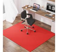 HFERTSCN Tappetino per Sedia da Ufficio Rosso Resistente a Graffi e Non Slip Protector Desaggio dei dispositivi di assaggio per Pavimenti in Legno e Laminato 120x150 cm Size FANDIAO