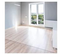 HFERTSCN Tappeto da scrivania a Non Crisi a Pavimento in PVC Trasparente per Tappeto Impermeabile Trasparente per Moquette per Pavimento in Legno (60/80/90/90/120/140 cm di Larghezza) FANDIAO