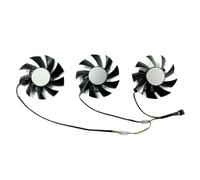HFFOZMD per AMD per XFX POWERCOLOR per Sapphire per ASROCK per VISIONTEK per Radeon VII Ventola di Ricambio per Scheda Grafica FD8015H12S(Set of Three Fans)