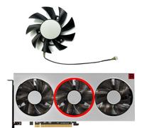 HFFOZMD per AMD per XFX POWERCOLOR per Sapphire per ASROCK per VISIONTEK per Radeon VII Ventola di Ricambio per Scheda Grafica FD8015H12S(Middle Fan)