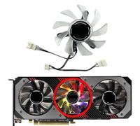 HFFOZMD per ASROCK per Radeon RX5700 5700XT per Phantom Gaming D OC Ventola di Ricambio per Scheda Grafica PVA080E12R(Middle Fan)