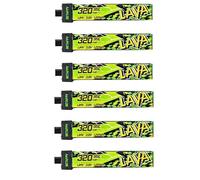 HFFOZMD per BETAFPV Lava II 1S 320mah 3.8V 95C Batteria BT2.0 Connettore PerAir65, Meteor65 PRO, Cetus(6pcs)