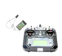 HFFOZMD per Flysky FS-i6 FS I6 2.4G 6CH AFHDS RC Trasmettitore con iA6B iA6 iA10B Ricevitore Radio Remote Controller per FPV Drone(I6 Left with iA6)