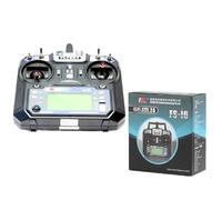 HFFOZMD per Flysky FS-i6 FS I6 2.4G 6CH AFHDS RC Trasmettitore con iA6B iA6 iA10B Ricevitore Radio Remote Controller per FPV Drone(Only I6 Left)