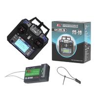 HFFOZMD per Flysky FS-i6 FS I6 2.4G 6CH AFHDS RC Trasmettitore con iA6B iA6 iA10B Ricevitore Radio Remote Controller per FPV Drone(I6 Right with iA10B)