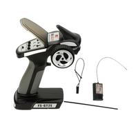 HFFOZMD per Flysky per Il Controllo FS-GT2E Trasmettitore di Sistema 2A 2.4g 2CH con Ricevitore FS-A3 per RC Car Boat(FS-GT2E with FS-A3)