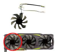 HFFOZMD per PNY per GeForce RTX3070ti 3080 3080ti 3090 XLR8 per Ventola di Ricambio per Scheda Grafica Uprising Epic-X RGB Triple Fan OC T129215SU(Left Fan)
