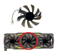 HFFOZMD per PNY per GeForce RTX3070ti 3080 3080ti 3090 XLR8 per Ventola di Ricambio per Scheda Grafica Uprising Epic-X RGB Triple Fan OC T129215SU(Middle Fan)