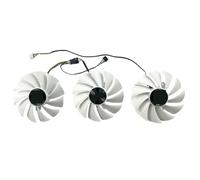 HFFOZMD per ZOTAC per GeForce RTX4070ti 4070ti Super 4080 4080s per Trinity OC per White per Ventola di Ricambio per Scheda Grafica GA92S2U(Set of Three Fans)