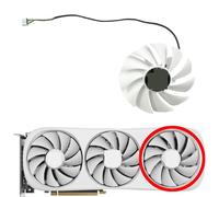 HFFOZMD per ZOTAC per GeForce RTX4070ti 4070ti Super 4080 4080s per Trinity OC per White per Ventola di Ricambio per Scheda Grafica GA92S2U(Right Fan)