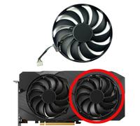 HFFOZMD PLD10010S12HH per ASUS per RX5500XT Dual Evo RX 5500XT GPU Ventola di Ricambio per Scheda Grafica(Right Fan)