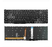 HFFOZMD Tastiera per Laptop per Acer per Nitro 5 AN515-56 AN515-46 AN515-57 AN515-58 AN515-58-51R3/52SM/76RW AN515-45 N20C1(Wasd White RGB)
