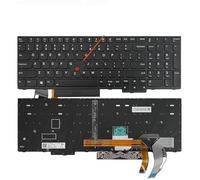 HFFOZMD Tastiera per Laptop per Lenovo per Thinkpad E580 E585 T590 E590 E595 L580 L590 P52 P53 P72 P73 R590 T15 P15S(Backlit Joystick)