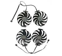 HFFOZMD Ventola GPU 5PIN Pin Dual RX 6700 XT, per ASUS per 6600 6600XT 6700XT 6650XT 6750XT, Ventola di Raffreddamento della Scheda Video RTX 3060TI 3070(FAN-5PIN)