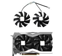 HFFOZMD Ventole grafiche 87MM GA92A2H 0.35A GTX 1660 1660Ti per Zotac per GeForce RTX 2060 2070 Super Mini Ventola di Raffreddamento per Scheda Video(A Fan)