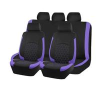 HFFTYU Coprisedili Auto per Fiat Panda e Hybrid 2000-2026 | foderine auto anteriori e posteriori protezione sedile auto professionali coprisedili resistenti usura completi 5 posti