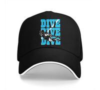 HFGAASSH Berretto da Baseball Essential Men s Peaked cap Sun Shade Sunprotection Hat Deep Sea Scuba Dive Diver Holiday Sport Regali