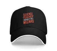 HFGAASSH Berretto da Baseball Insegnante di scienze Fondamentalmente Sono Un Mago Designer Cappello Cappelli per Gli Uomini Cappello Donna Regali Sportivi per Le Vacanze degli Uomini
