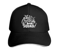 HFGAASSH Berretto da Baseball The Groom Squad Hat Beach Sailor cap per Gli Uomini Cappello di Lusso Berretti da Uomo Regali Sportivi per Le Vacanze da Donna