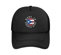 HFGAASSH Casquette de Baseball Porto Rico Fabriqué en Durable pour Toutes Les saisons Femmes Chapeau Casquettes de Sport Été 2025 Cadeaux de Sport de vacances