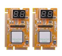 Hfgdnchva 2X Notebook Carta Diagnostica Portatile 2 e Mini Digitale PCI/del PCI-e di LPC Il Post Tester