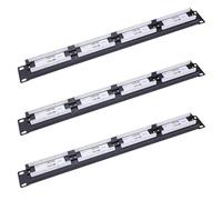 Hfgdnchva 3X Utp 24 Port Rj45 Patch Panel Rack Rack Wall Mounted Staffa Connettore Rack Tool Ethernet LAN Adattatore di Rete Cat6