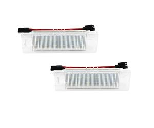 HFGDRH Luce Targa,Luci Targas Per Auto 68247166AA 12V Luce targa impermeabile Uso adatto per Jeep Renegade 2015-2021 Gruppo luci bianco