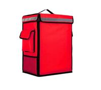 HFGDRH Pizze Borsa per Consegna Cibo, Borsa Termica Da Campeggio Uso Apto Para Picnic, Spiaggia, Portavivande Termico Alimenti, Frigorifero, Grande Cestino Viaggio Esterni(Red)