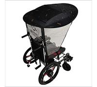 HFGN Ombrellone Elettrico Universale for Sedia A Rotelle Tendalino Parasole Regolabile for Esterno Parasole Parapioggia, for La Maggior Parte delle Sedie A Rotelle