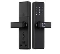 HFIGNIAHQ K20 Tuya Bluetooth 9-language Fingerprint Door Lock Electronic Door Lock With Tuya/IC Card/Password/Key Unlock(22x240 7085)