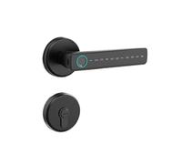 HFIGNIAHQ Smart Fingerprint Door Lock Tuya Bluetooth Keyless Entry Smart Door Lock Alexa Google Assistant Interior Wooden Door(8550)