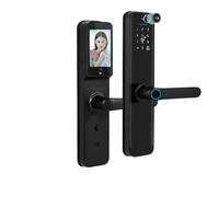 HFIGNIAHQ Smart Lock Electronic Digital Lock Featuring Biometric Fingerprint Recognition Camera Smart Card&Password Key Unlock(X9pro 5572)