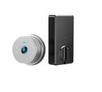 HFIGNIAHQ Tuya BLE Palm Vein Recognition Digital Electronic Smart Password Deadbolt Door Lock APP Control K10P For Smart Home(K10P Silver)