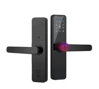 HFIGNIAHQ Tuya Smart Door Digital Electronic Fingerprint Biometric Lock Bluetooth Remote Unlock IC Card Keyless Unlock(22x220 5050)