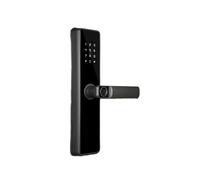 HFIGNIAHQ Tuya Smart Door Lock Indoor Password Fingerprint Remote Unlock Keycard Tamper Alarm Battery Powered Work With Alexa(Lock and 5050-22240)