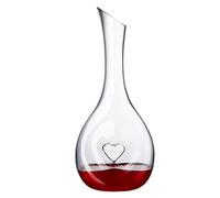 HFLDMA Decanter per Vino Rosso da 1000 ml, Decanter rapido per la casa, Vaso per Vino Rosso, Vaso per Vino in Vetro Tipo Amore per Utensili da Vino per ristoranti Occidentali dell'hotel Aeratore