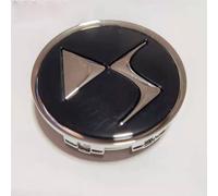 HFLKKC 4 Pezzi Auto Centro Coprimozzo, per DS3 DS4 DS5LS DS5 DS6 DS7 DS9, 60mm, Impermeabile Mozzo Ruota Copertina, Resistente all'Usura Bordo Cappellini, Tappi Sostituzioni Auto Accessori,Black