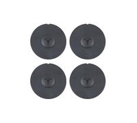 HFLKKC 4 Pezzi Auto Centro Coprimozzo, per Tesla Model 3 Highland 2024, Impermeabile Mozzo Ruota Copertina, Resistente all'Usura Bordo Cappellini, Tappi Sostituzioni Auto Accessori,Black
