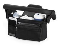 HFLYJPYW Organizer universale per passeggino con portabicchieri isolato Borsa per telefono staccabile e tracolla per Uppababy Baby Jogger Britax