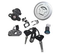 HFMXZHI Kit di Blocco Chiave Interruttore di Accensione Blocco Tappo Serbatoio Carburante Coperchio Serbatoio Blocco Sedile Set di Chiavi per Benelli TRK502 TRK502X BJ500GS-A Accessori per Moto