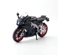 HFMXZHI Modello in Scala di Moto 1:12 per Aprilia RSV4 R R1000 Collezione Moto Diecast Regalo(Black)