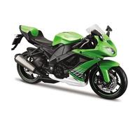 HFMXZHI Modello in scala di moto 1:12 Per KAWASAKI ZX-10R 2010 Giocattoli Da Collezione In Miniatura, Regalo Di Compleanno Modelli Moto Decorazioni Scrivania Per Computer