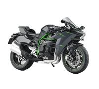 HFMXZHI Modello in scala di moto 1:9 Per Kawasaki Per Ninja H2 In Scatola Regalo Da Collezione Di Compleanno Modelli Motociclette Giocattolo In Lega Pressofusa Con Suono E Luce M16