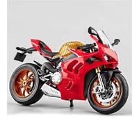 HFMXZHI Modello in scala di moto Collezione Di Moto Fuoristrada Con Suono, Luce E Decorazione Regalo 1/9 Per Ducati Panigale V4S Modellino Pressofuso In Lega