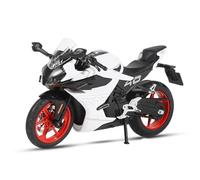 HFMXZHI Modello in scala di moto Collezioni Di Motociclette Hobby Decorazione Ornamento Regalo 1:12 Per CFMOTO 450SR Racing Motor Modello In Lega Pressofusa(White)