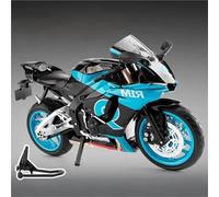 HFMXZHI Modello in scala di moto Collezioni In Lega Metallica, Ornamenti, Regali, Scala 1:9 Per Moto Da Corsa Per Yamaha YZF R1M, Modello Pressofuso(Vert)